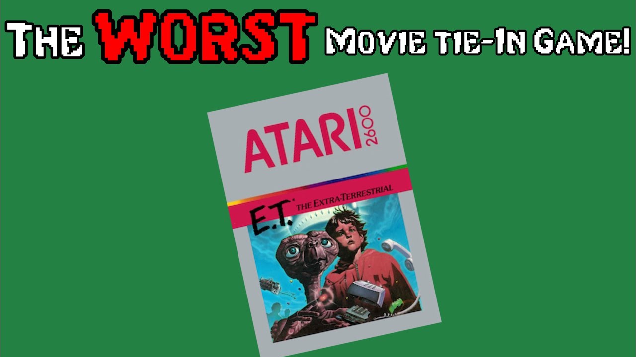 Playing the WORST Movie Tie-In Game (ET for Atari 2600!)