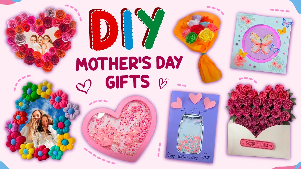 8 DIY AMAZING MOTHER'S DAY GIFT IDEAS YOU WILL LOVE - GIFT CARDS - HEART BOX #mothersday