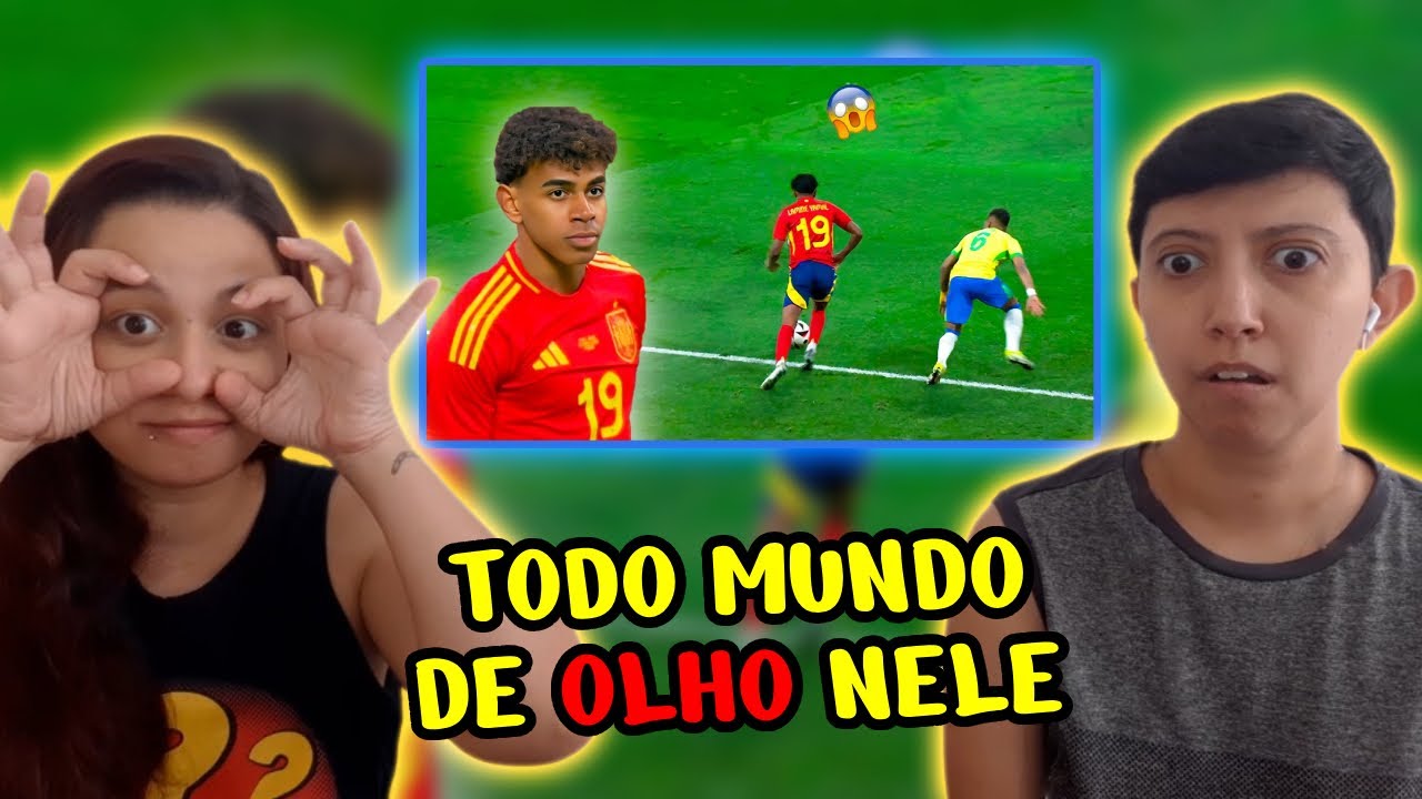 REACT LAMINE YAMAL É UM MONSTRO! PROMESSA DO FUTEBOL | GUSTAVO MARQUES