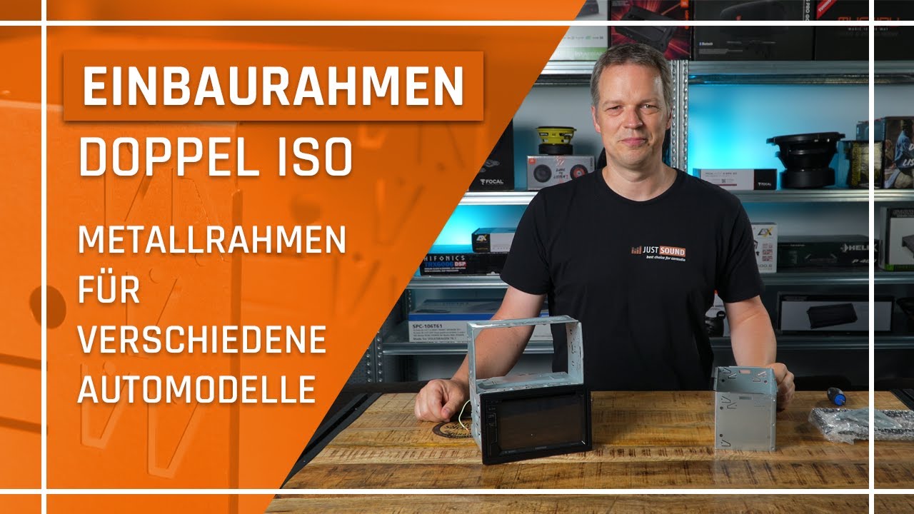 Doppel ISO Radio Einbaurahmen - wenn DoppelDIN im Auto nicht passt - Autoradio Einbauhilfe