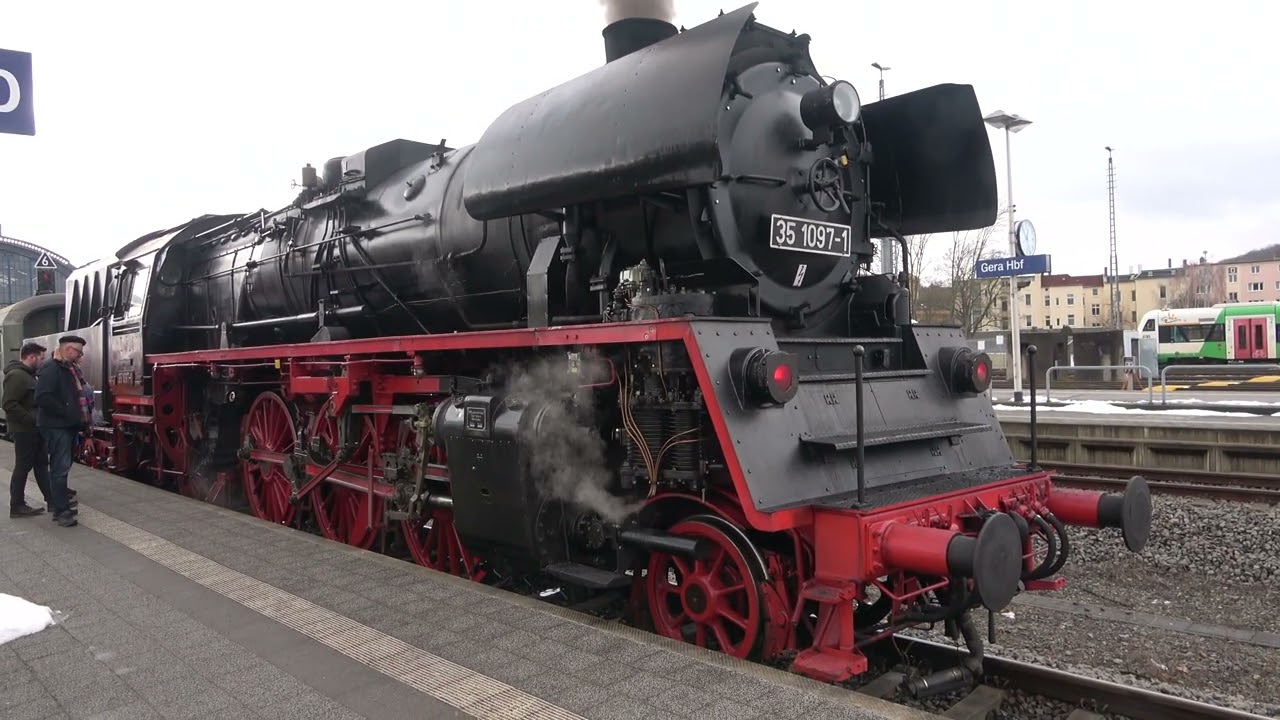 Winterdampf in Sachsen, 3e en laatste deel. Video van een 4 daagse stoomtreinreis, febr 2026. in 4K