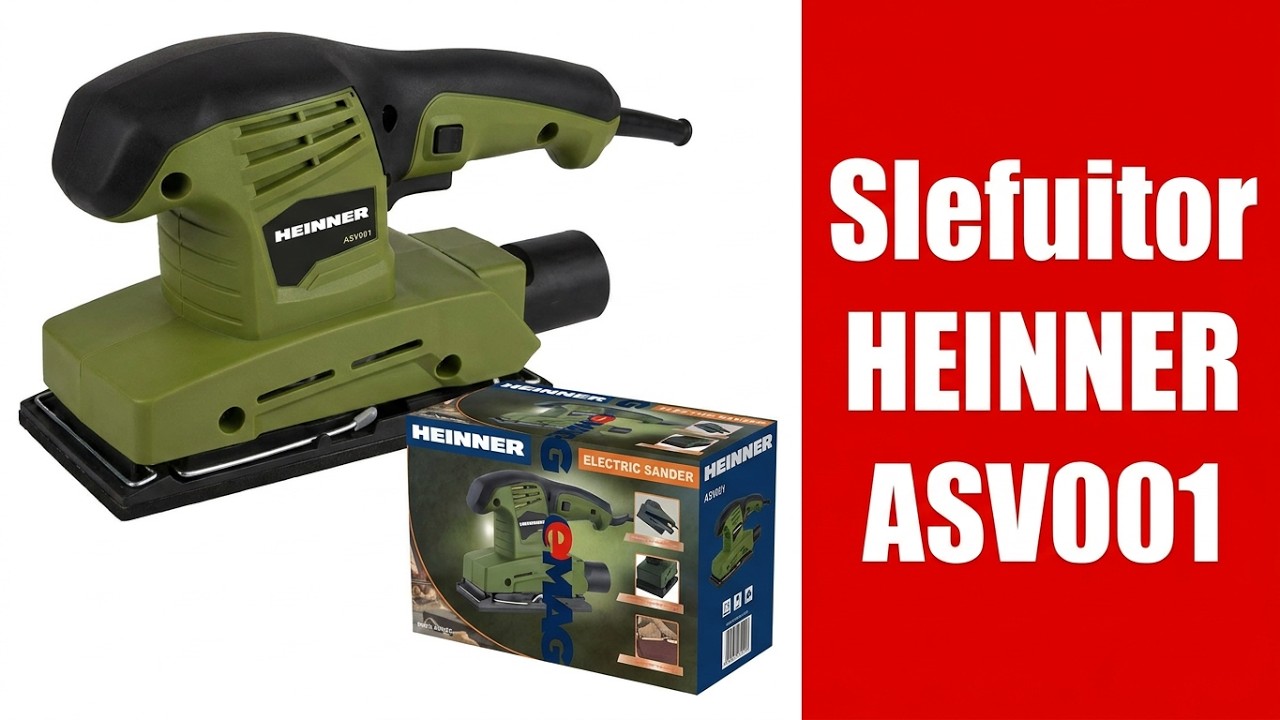 Slefuitor Heinner Asv001 180W 10.000 RPM Unboxing