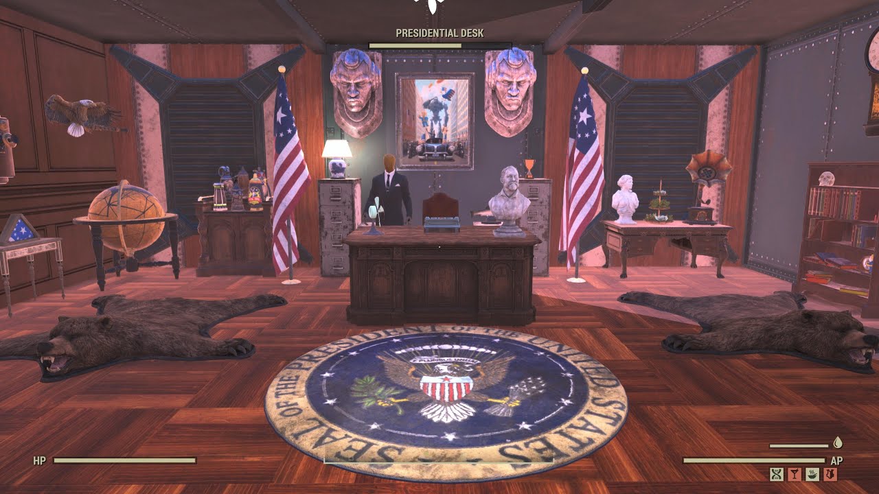 Enclave presidents secret underground bunker - fallout 76 camp