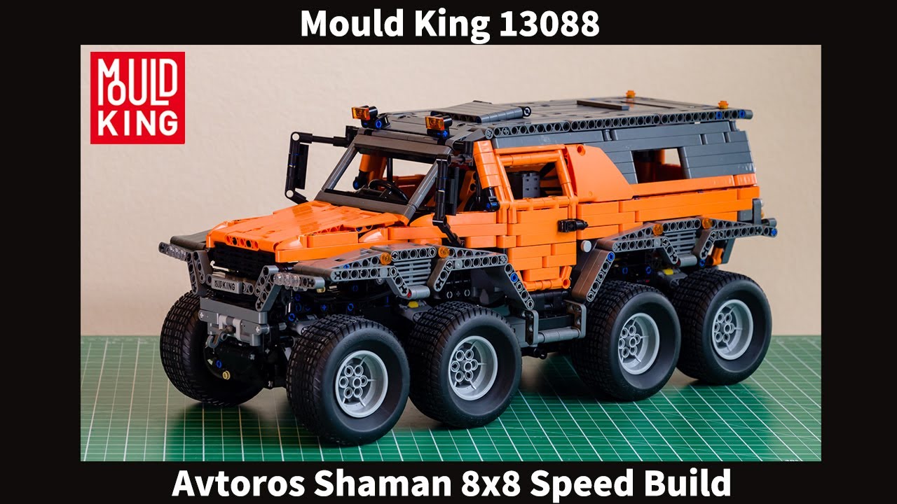 Mould King 13088 Avtoros Shaman 8x8 Speed Build