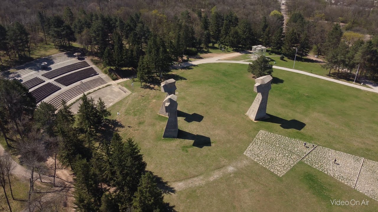 Memorijalni park Bubanj u Nišu - Memorial park Bubanj in city of Nis - 4K
