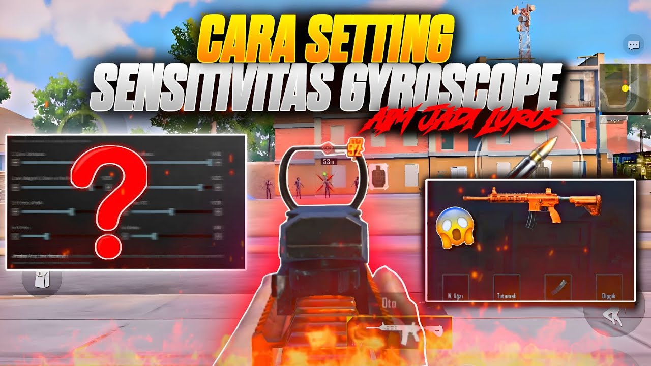 🔧 PUBG Mobile Gyroscope Sensitivity Settings (No Attachments) | No Recoil🔥