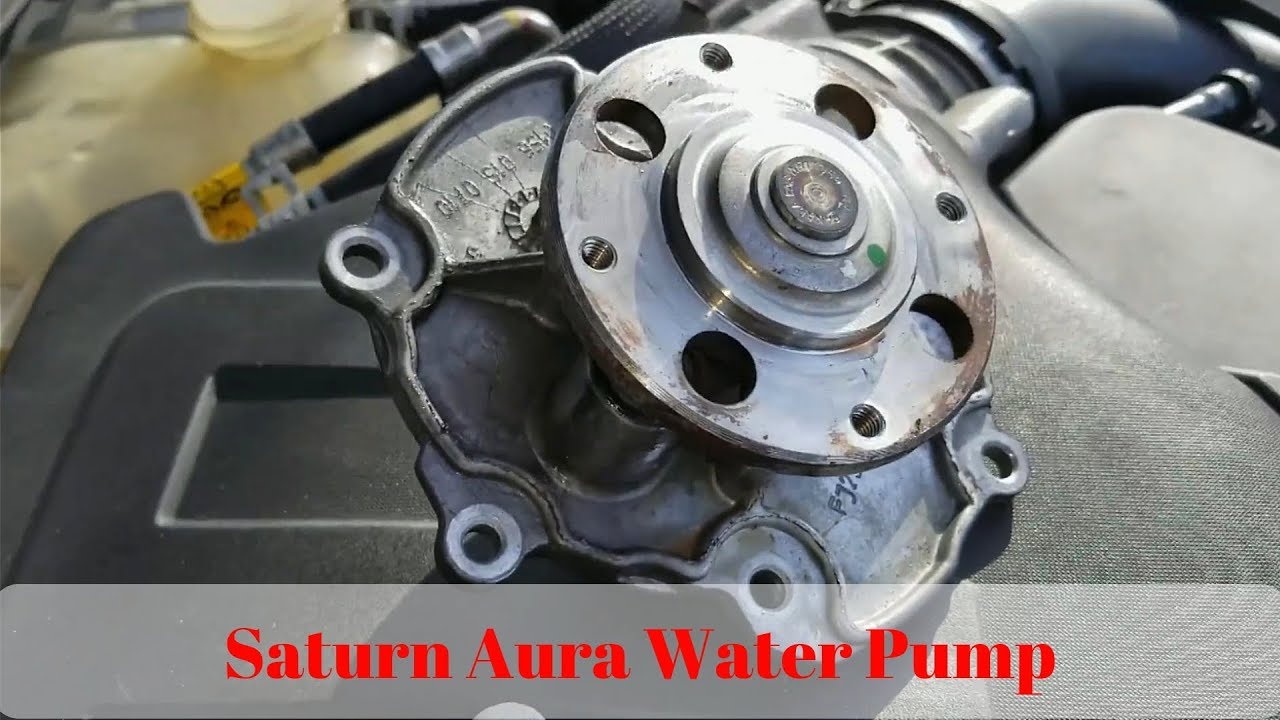 Замена водяного насоса Saturn Aura + выпускной трубы