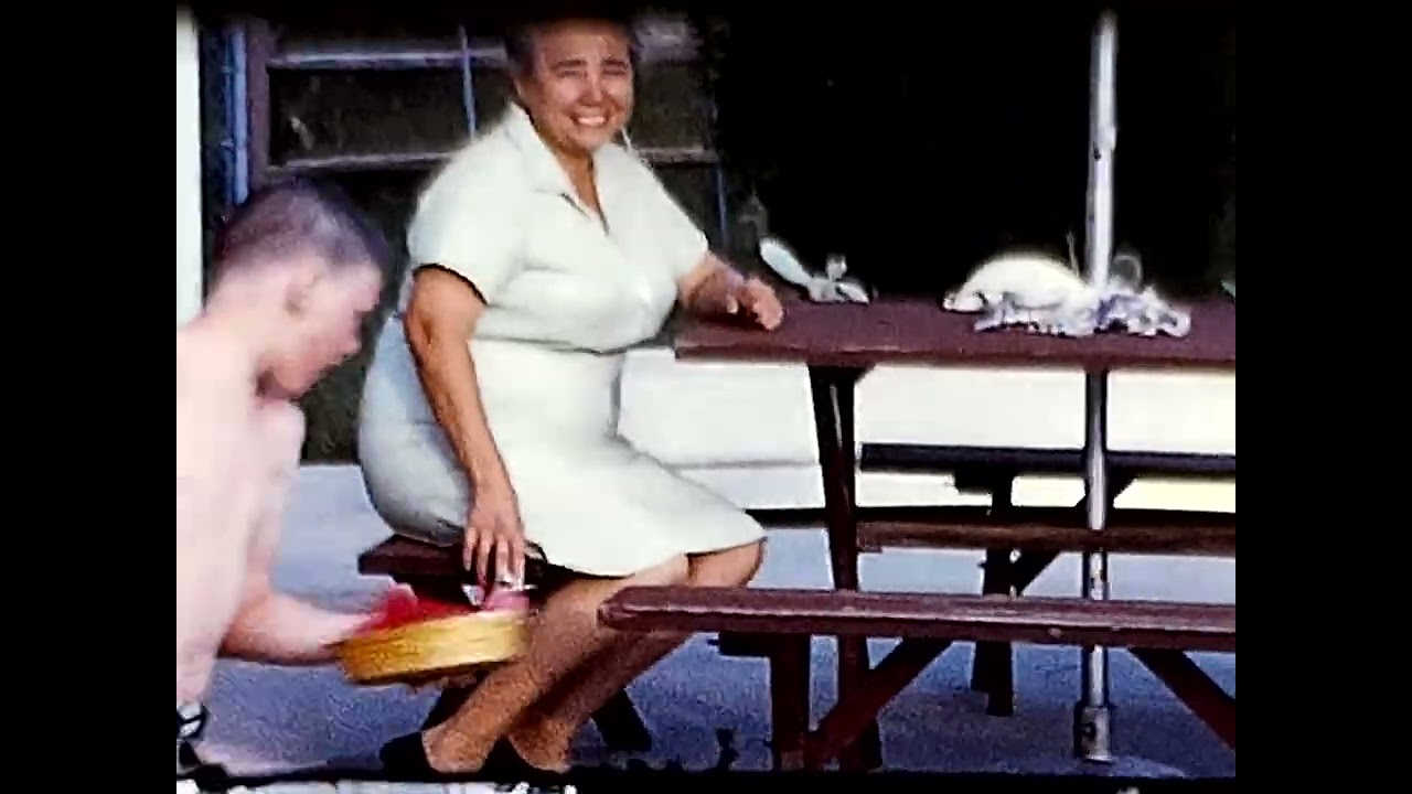 1972 At the LaBrousses swimming