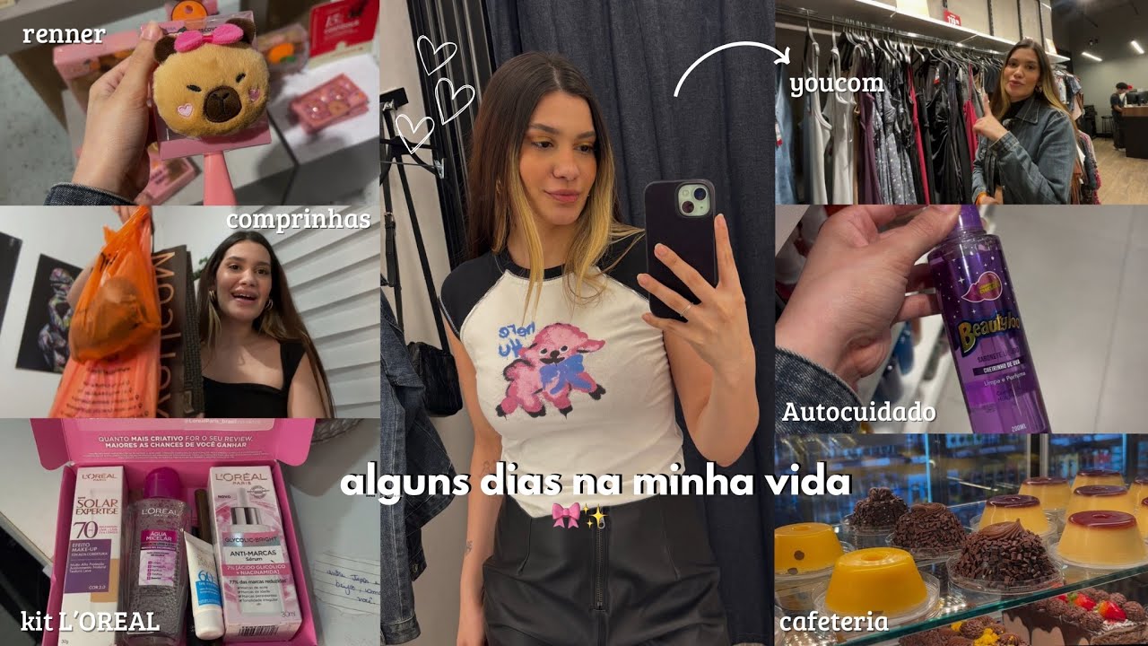 VLOG✨🎀 | Dia de shopping, comprinhas, provador youcom, cafeteria, etc 