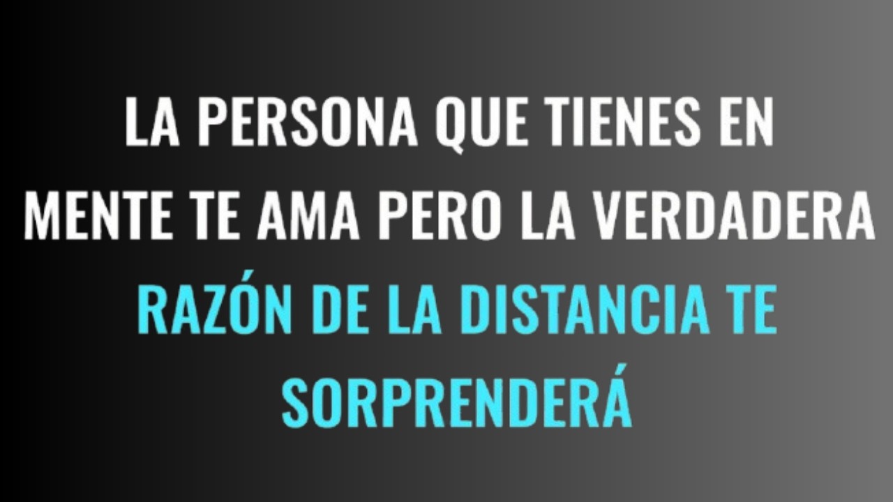 La persona en la que estás pensando te ama — aquí está la verdadera razón de la distancia