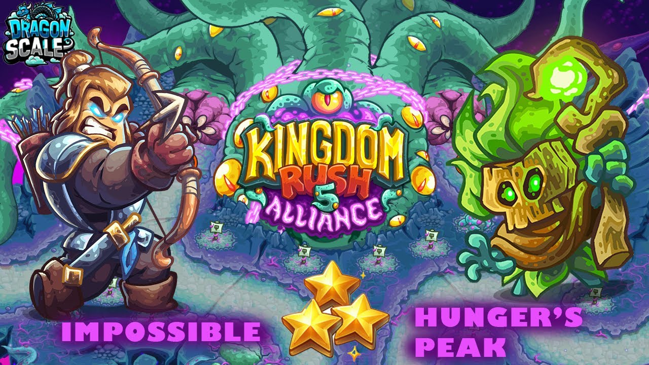 Kingdom Rush 5 Alliance Impossible Last Level Free Heroes & Towers NLL 3 Stars Commentary Strategy