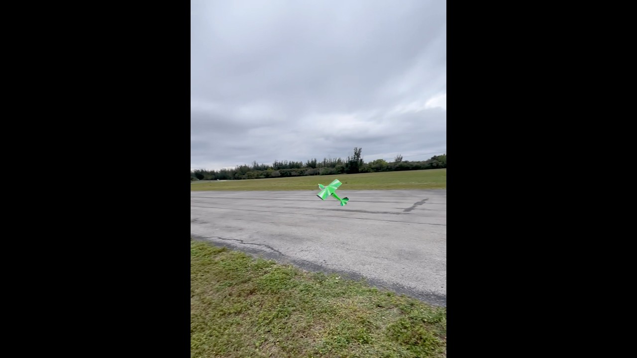 Windy takeoff on the OMPHOBBY Super Decathlon 55’ 😳  