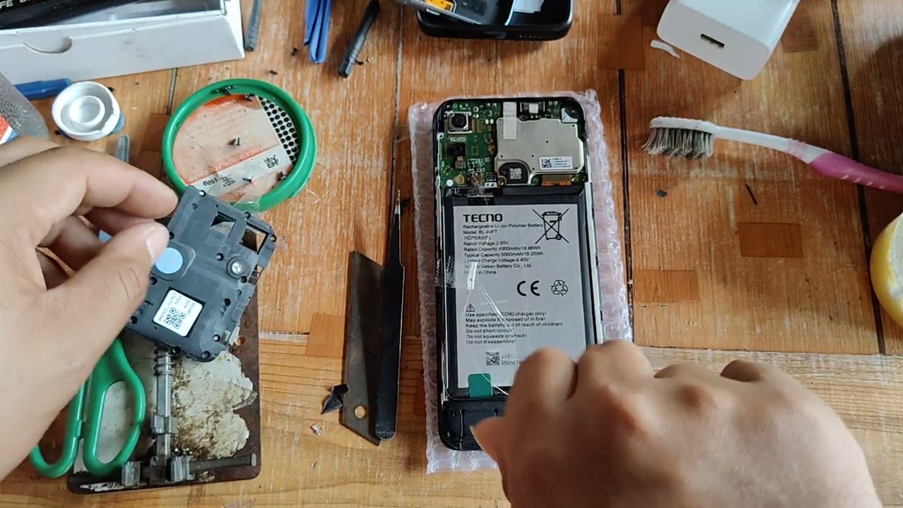 Tecno POP 5 Lite slow charging new solution and tricks using jumper wire and diode