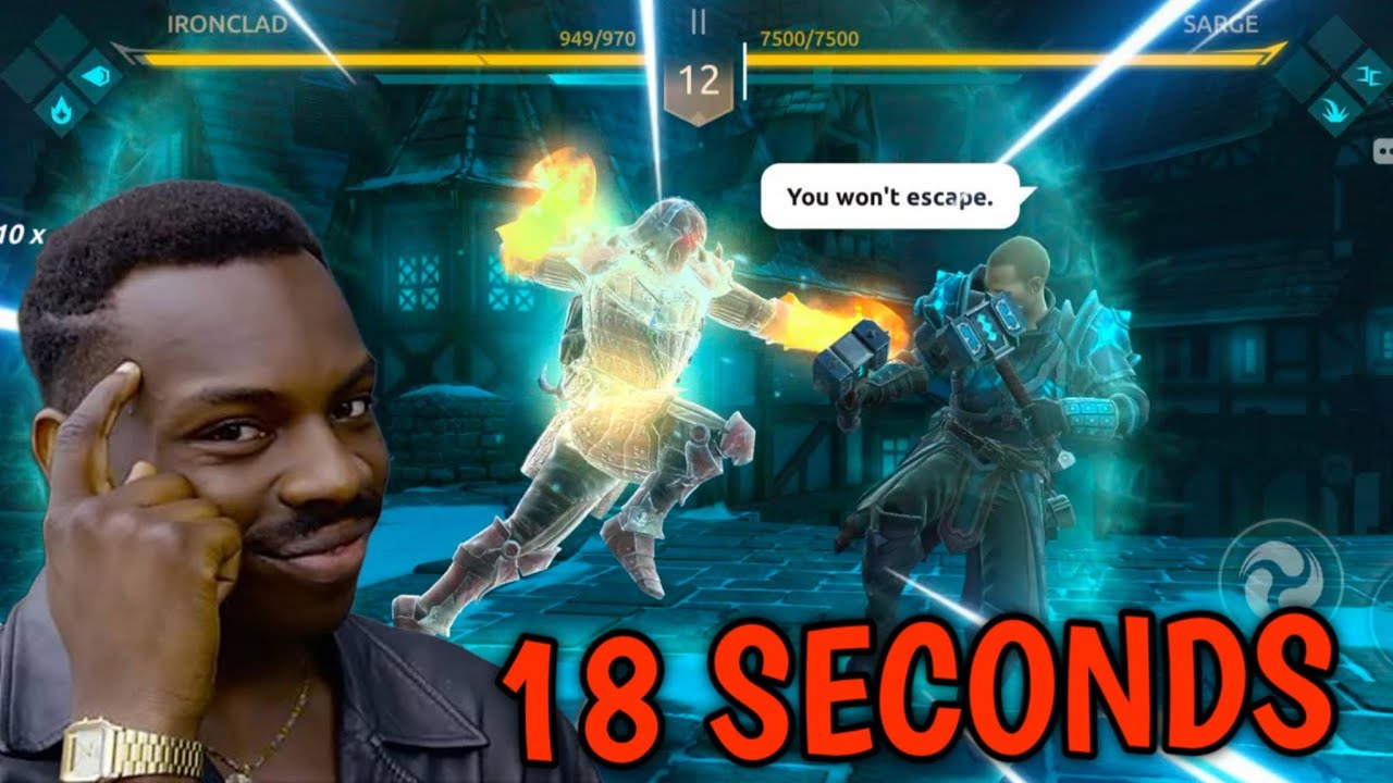 Top 3 Speed Runs In Story Mode! He Completed Full Story Mode in 18 secs - Shadow Fight 4 Arena