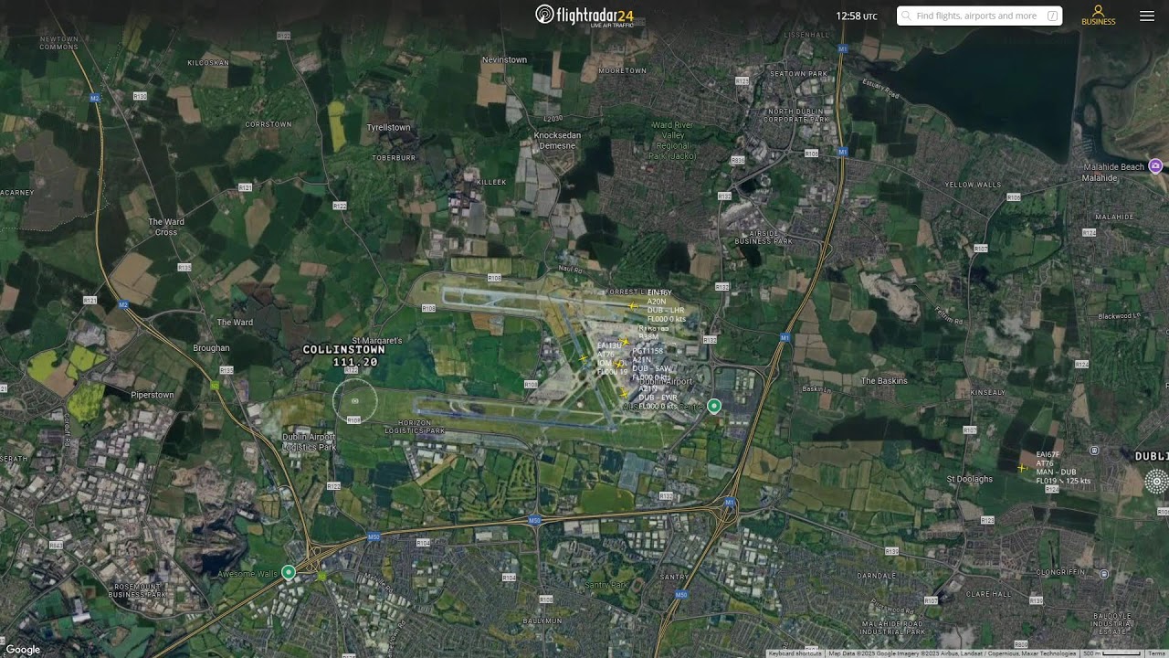 Dublin EIDW Flightradar24 Livestream with Tower Live Air Traffic Control 20/10/2025