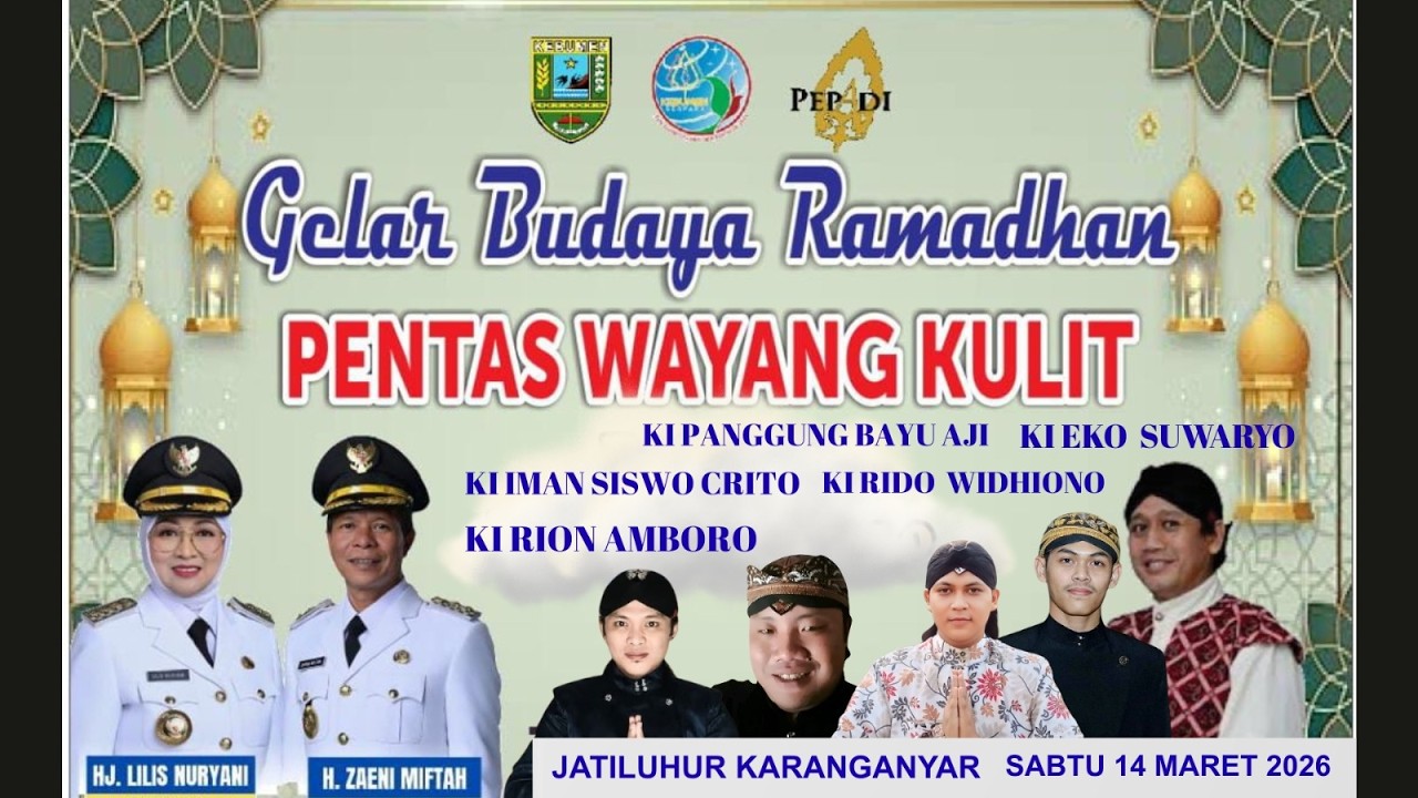 LIVE STRAMING KI IMAN SISWO CARITO  GELAR BUDAYA  RAMADHAN  LAKON PANDOWO MBANGUN PROJO