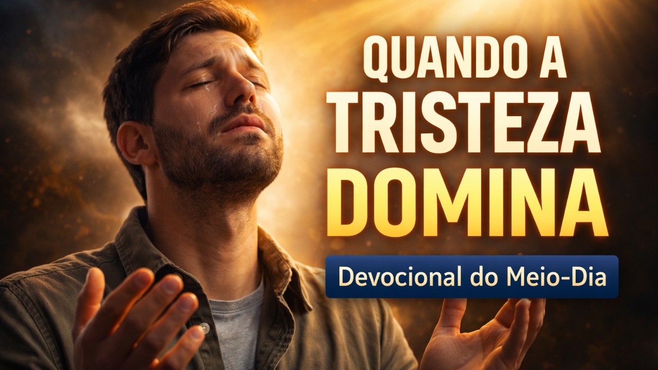 Quando a Tristeza Domina, - 18 de Março, Devocional do meio DIA e a ORAÇÃO DO SALMOS 91
