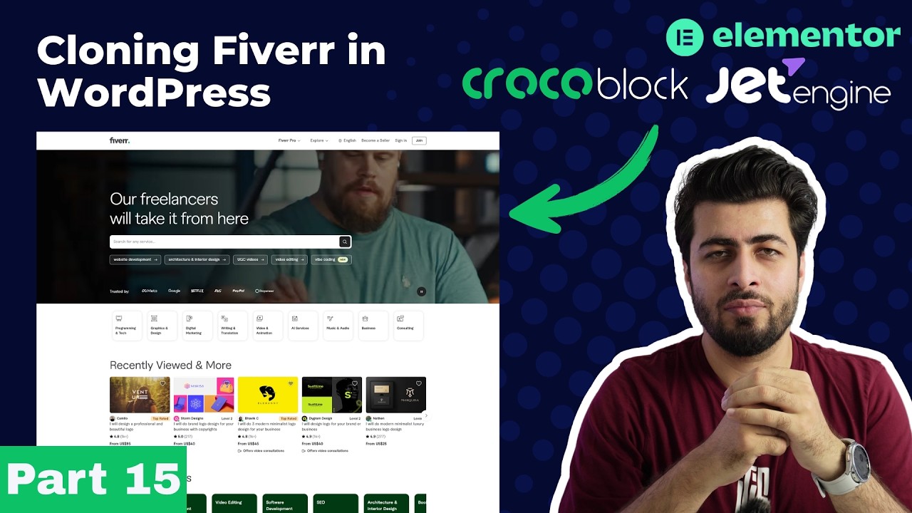 Cloning Fiverr - Creating Forms for Placing Orders | Part 15 | Elementor | JetEngine