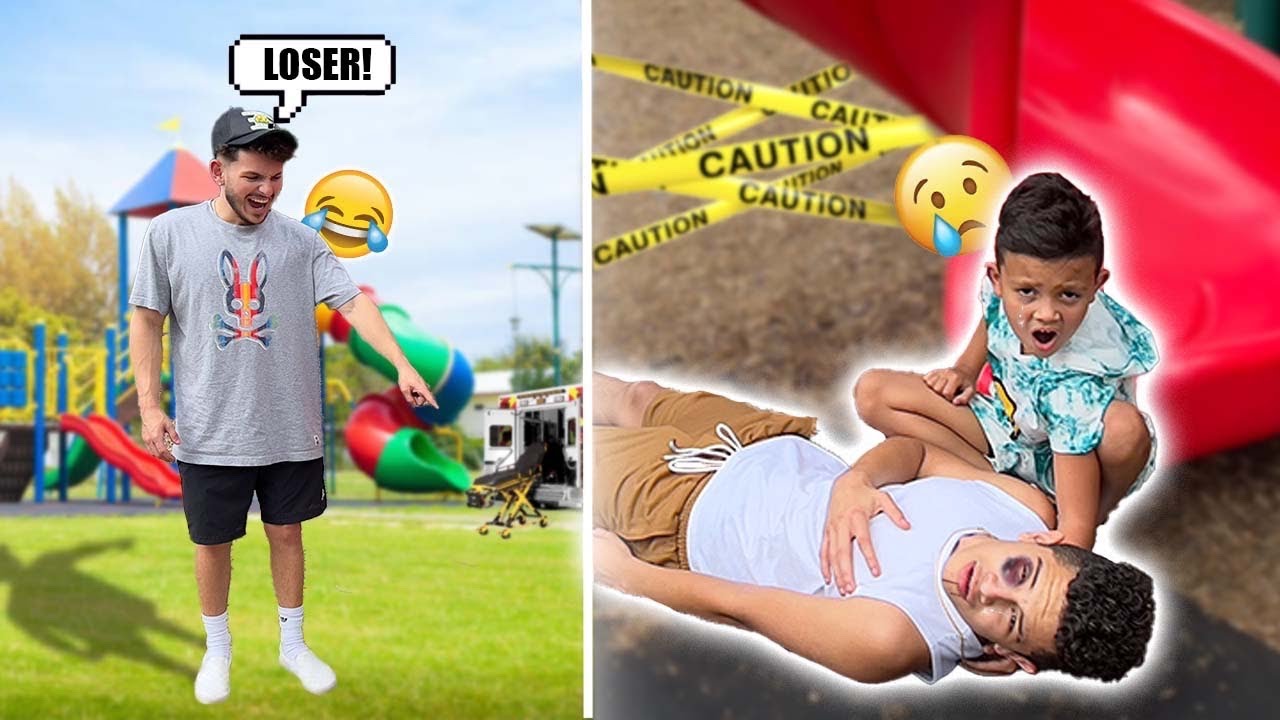 BULLY Won't Let Kids PLAY On The Playground, HE LEARNS HIS LESSON