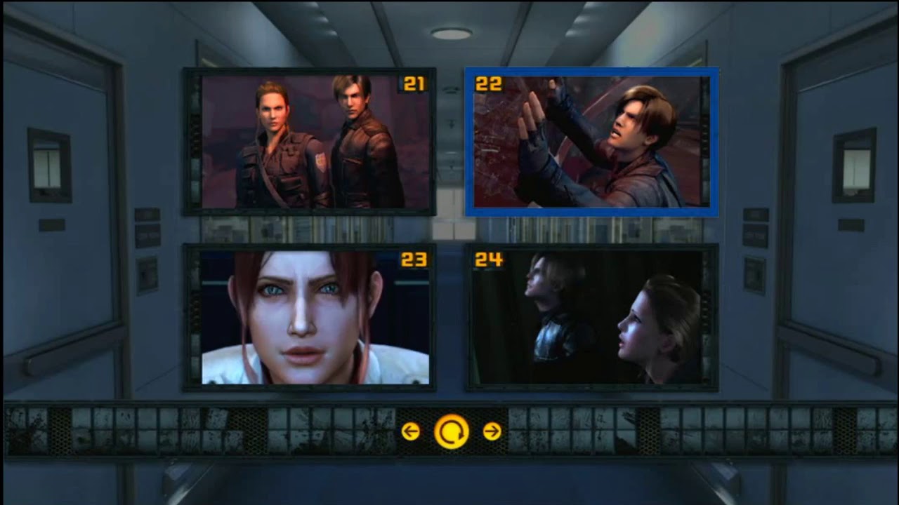"Resident Evil: Degeneration" DVD Menu Walkthrough