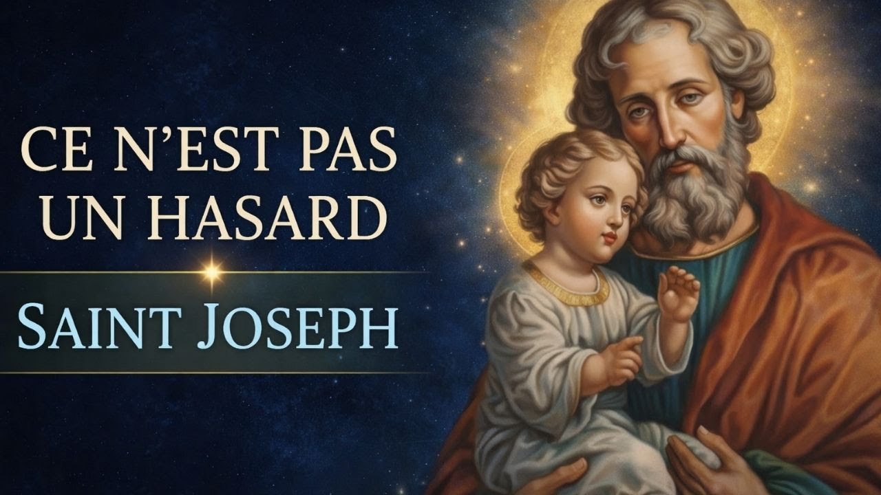 PRIÈRE À SAINT JOSEPH – SI VOUS ÉCOUTEZ CETTE PRIÈRE AUJOURD’HUI, RIEN N’EST UN HASARD