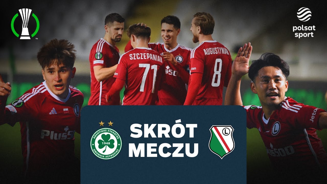 LEGIONIŚCI NIE DO ZATRZYMANIA! Skr&oacute;t meczu Omonia Nikozja - Legia Warszawa | LIGA KONFERENCJI