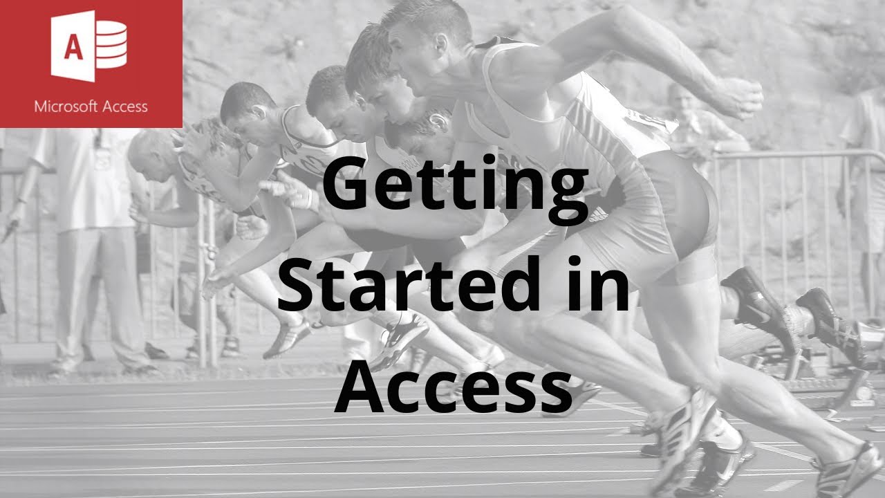 Getting started with Microsoft Access, the first steps