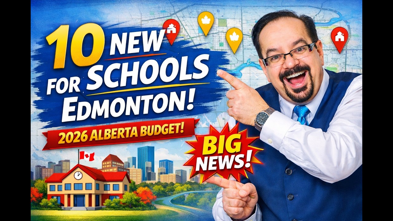Discover where the 10 new school projects coming to Edmonton