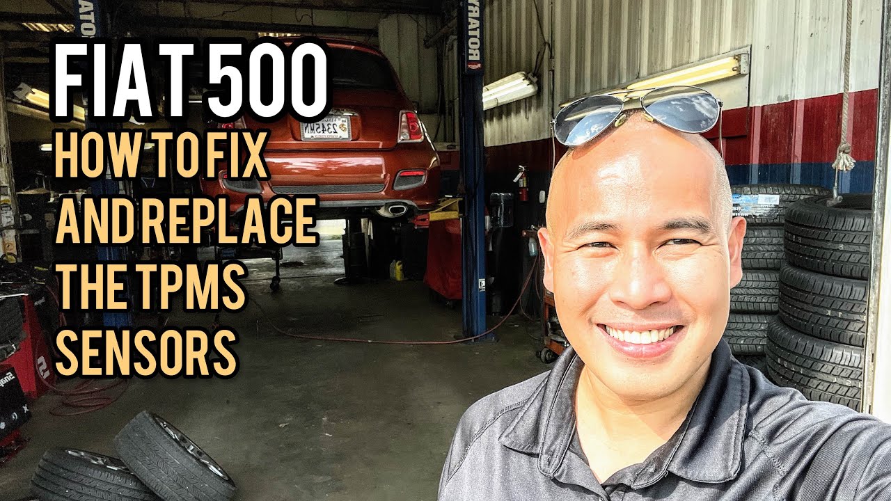 Fiat 500 How to Replace and Fix TPMS Tire Pressure Sensors
