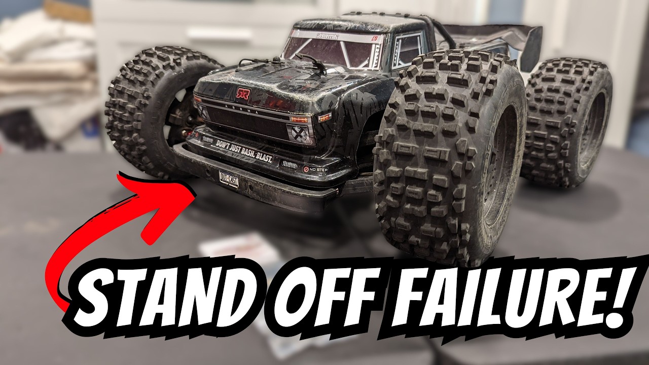 Say Goodbye to Shock Tower Breakage with the M2C 3080 ARRMA SHOCK TOWER STAND OFF KIT