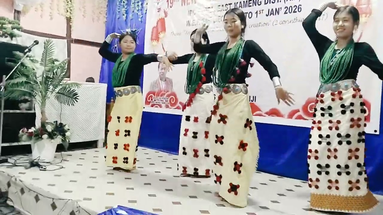 Group dance performed by Adap and IPC youths Seppa on 31st Dec'2025 at IPC Seppa#video-123