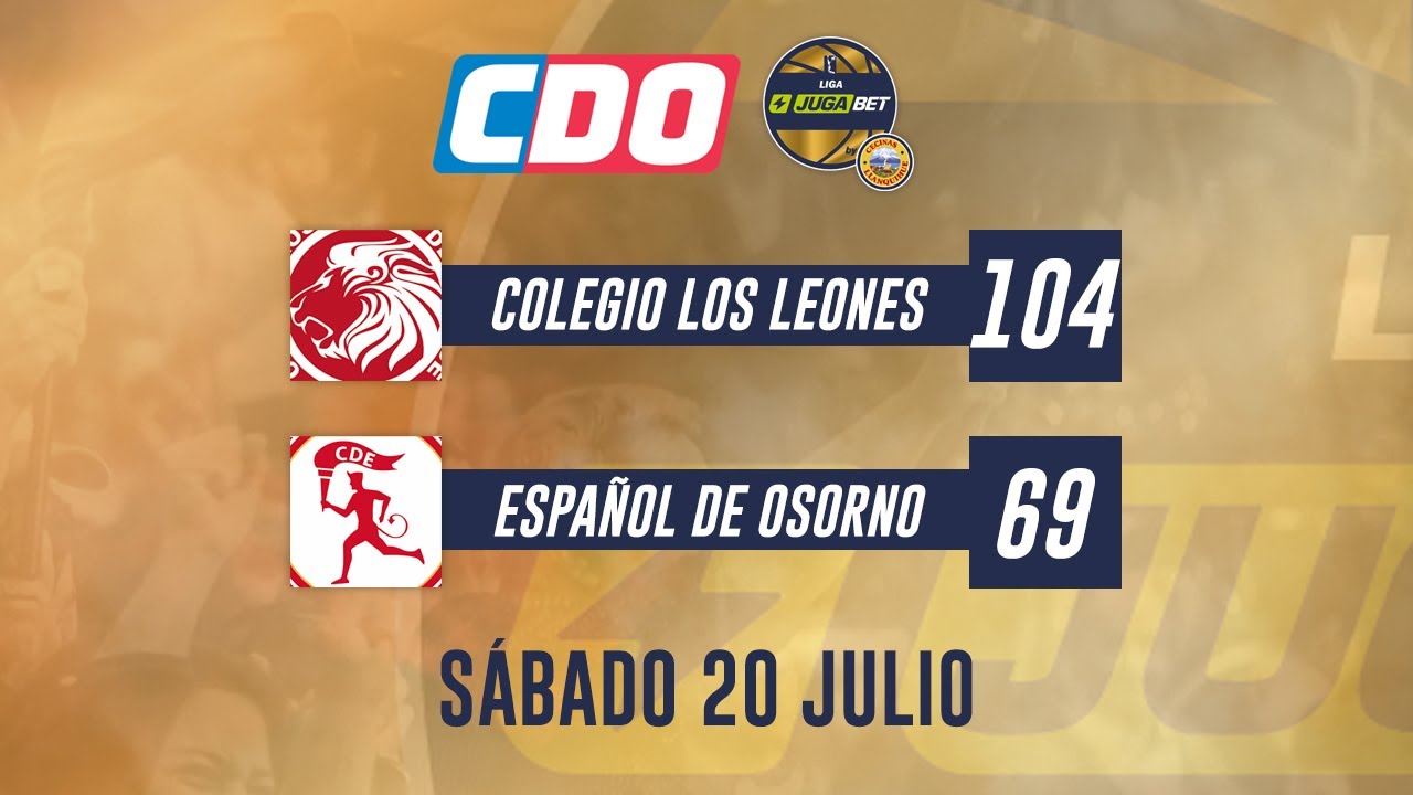 HLs Colegio Los Leones vs Esp. de Osorno - J5 Finales Liga JugaBet by Cecinas Llanquihue 2024 (CDO)