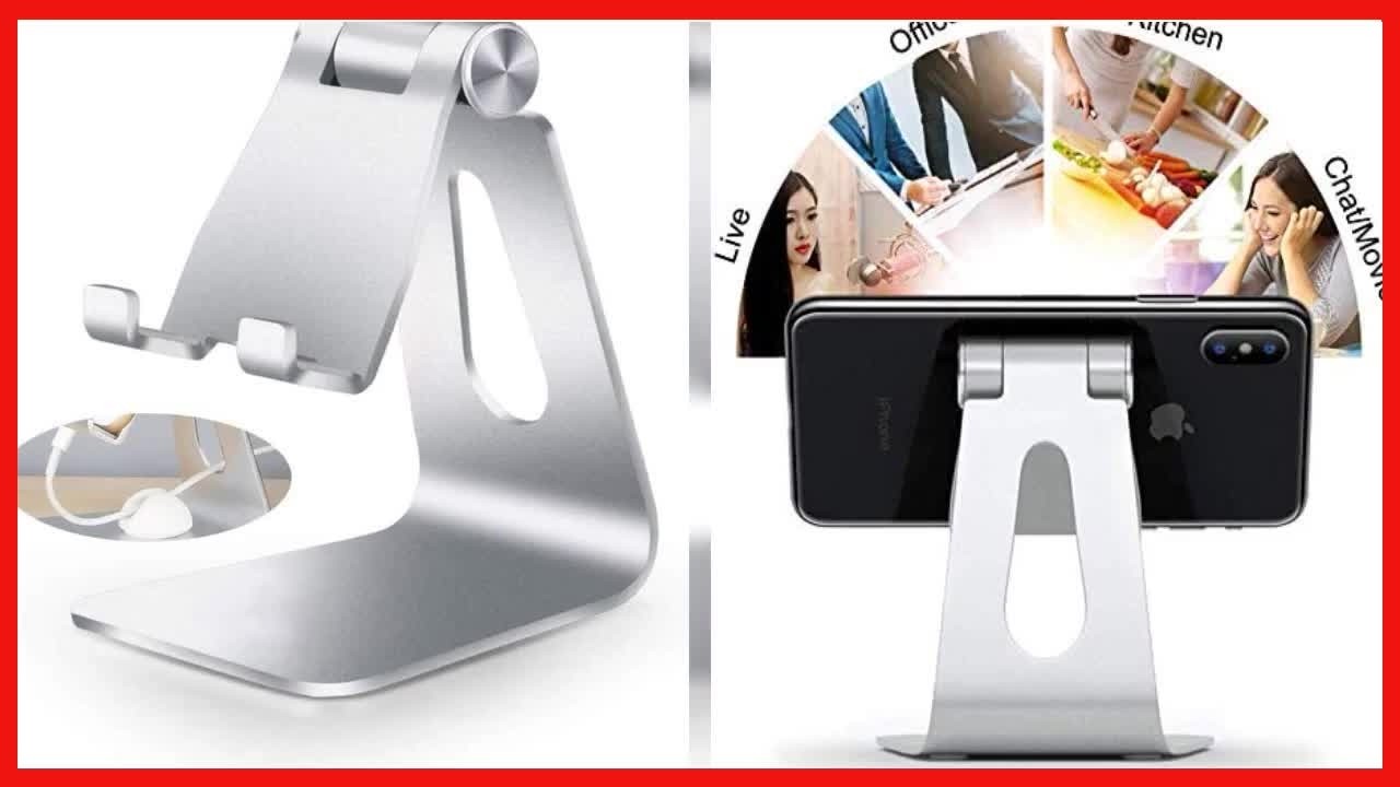 Adjustable Cell Phone Stand: Hands-Free Convenience with Universal Fit