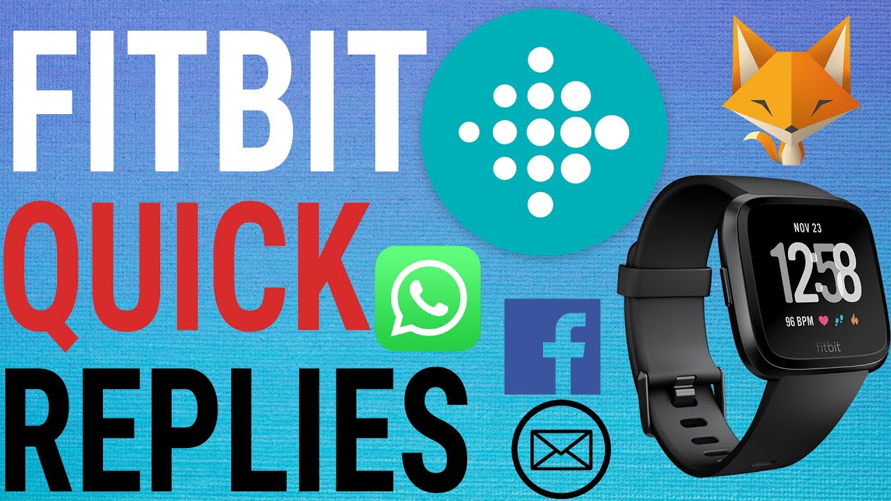 Как настроить быстрые ответы на Fitbit Versa 2