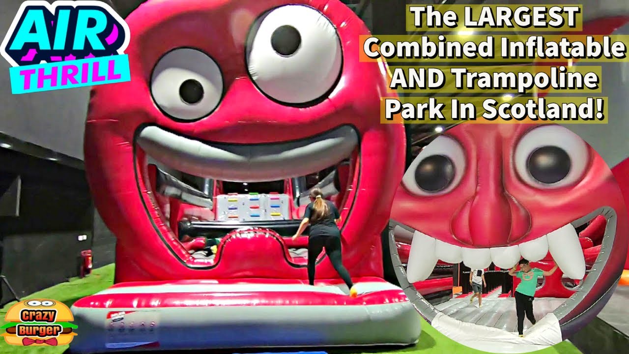 Air Thrill East Kilbride - The Largest Combined Inflatable AND Trampoline Park in Scotland 2021!