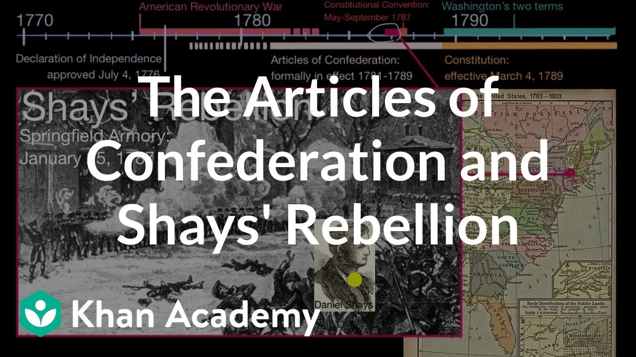The Articles of Confederation and Shays' Rebellion