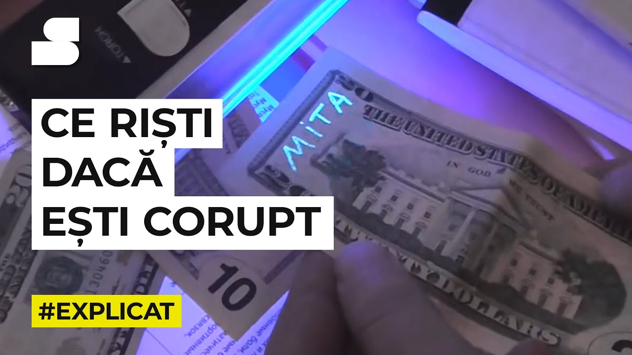 Ce riști dacă ești corupt