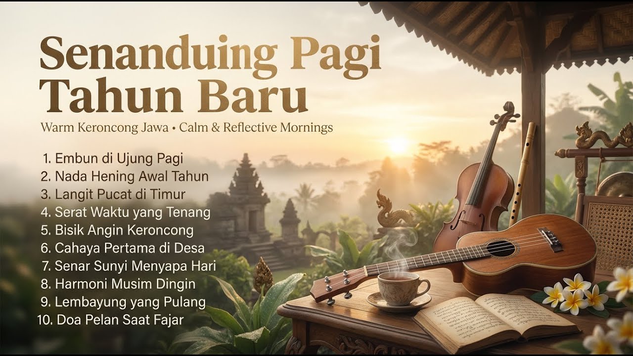 Keroncong Jawa Klasik Penuh Rasa – Alunan Hangat Menyambut Fajar, Sunyi, dan Hati yang Teduh