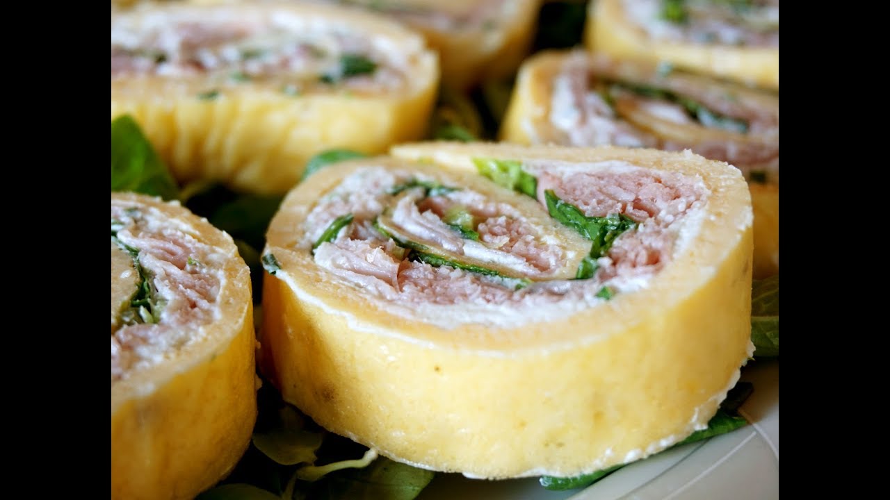 Rotolo di frittata farcito - Le video ricette di Lara