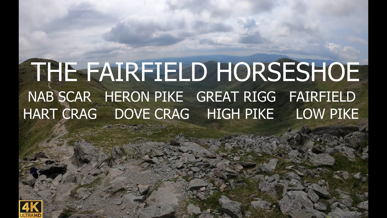 FAIRFIELD HORSESHOE - NAB SCAR, HERON PIKE, GREAT RIGG, FAIRFIELD, HART CRAG, DOVE CRAG, HIGH PIKE