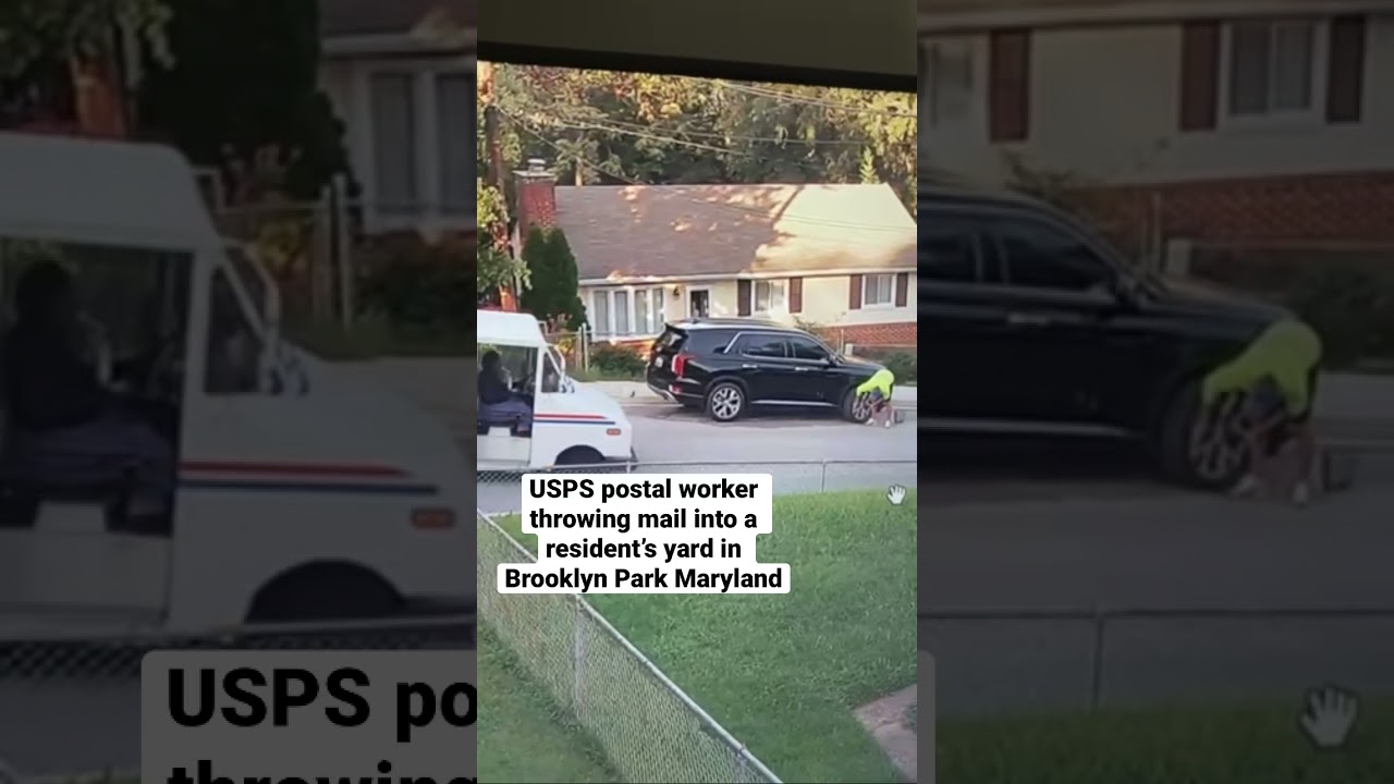 Postal worker caught tossing the mail