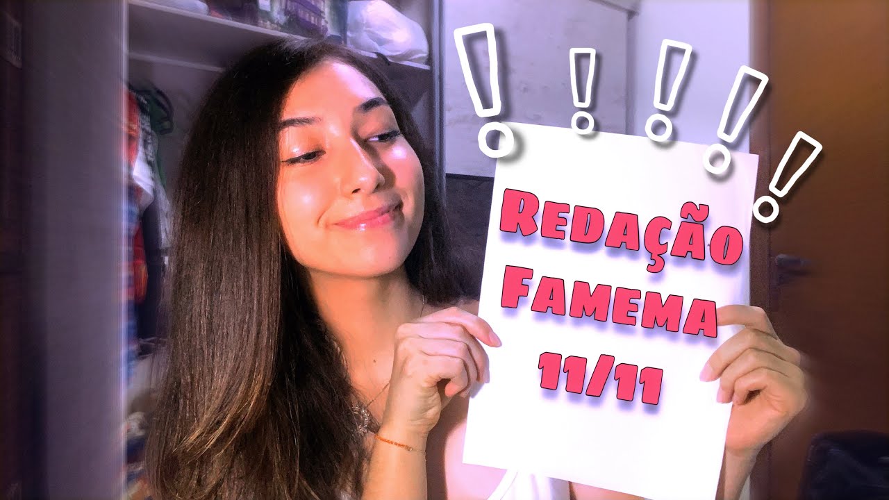 REDAÇÃO VUNESP/FAMEMA | Como tirar nota máxima