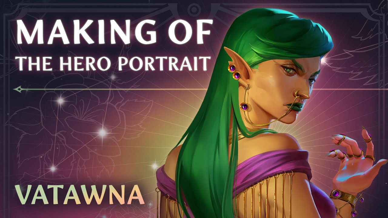 Heroes of Might and Magic: Olden Era — Vatawna Speedpaint Showcase