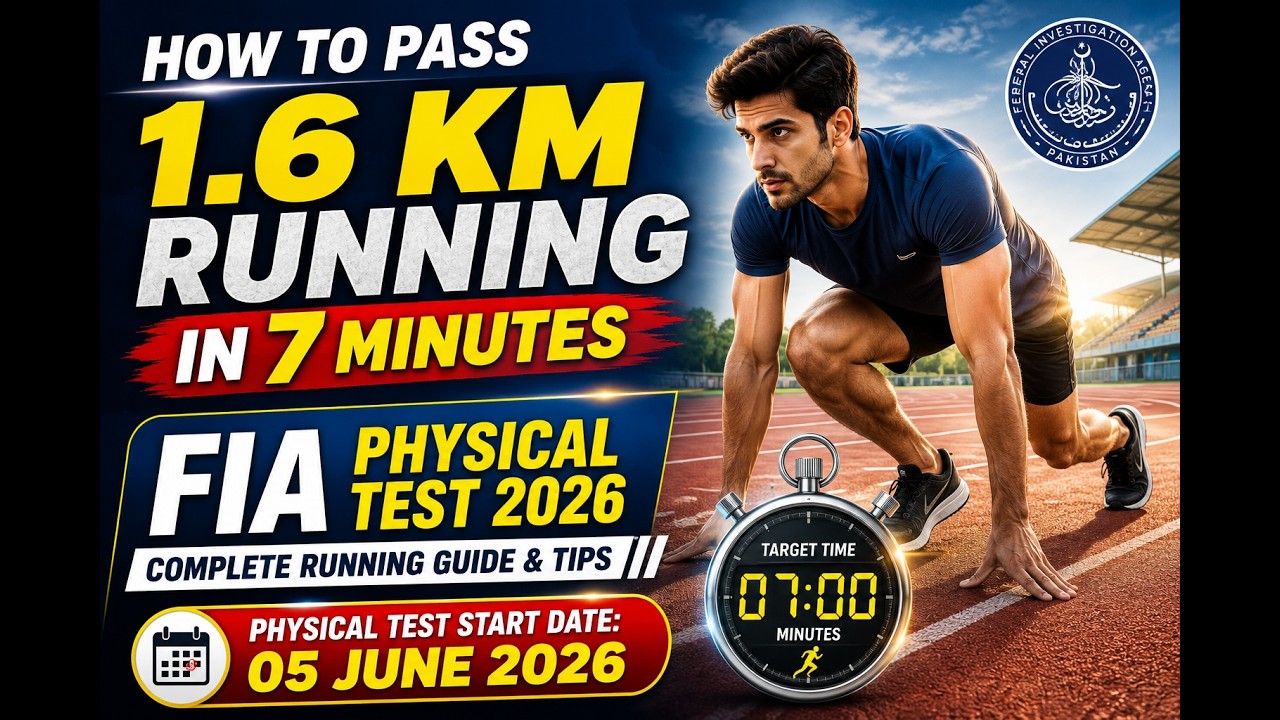 FIA Physical Test 2026 | How to Pass 1.6 KM Running in 7 Minutes | FIA Complete Running Guide & Tips