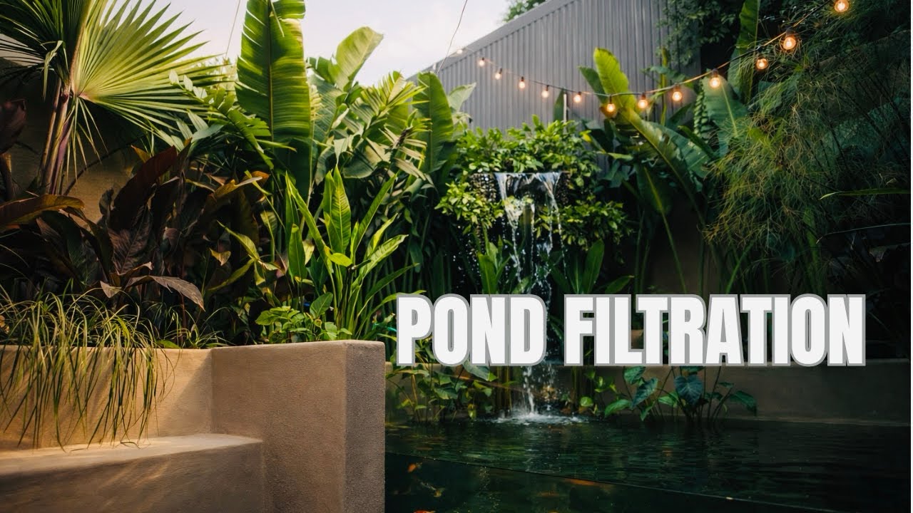 Simple Pond Filtration  | Proper Filter Installation for Clear Water