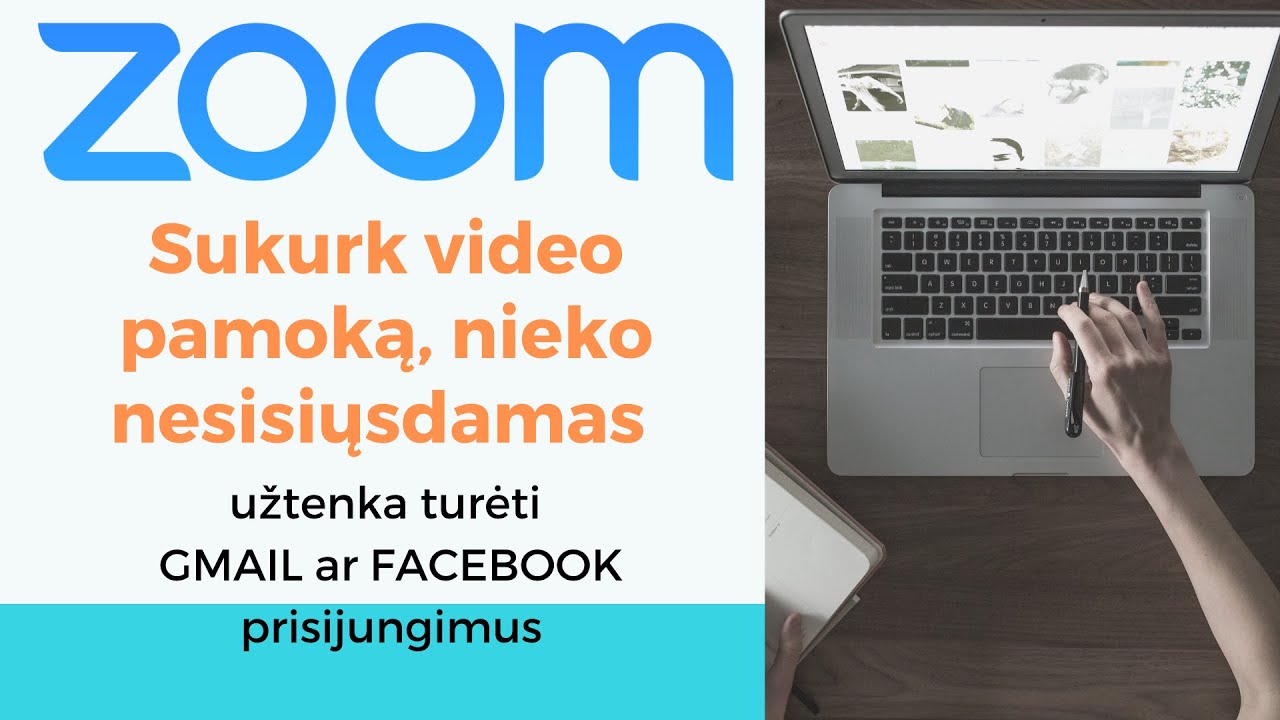 Subalansuota Mokytojui kuriam nepavyksta instaliuoti ZOOM, bet tinka ir mokiniams.