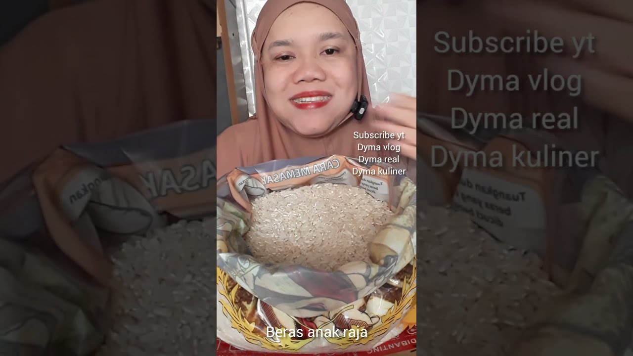 DYMA KULINER 💕Beras Anak Raja💕Makan Beras mentah #asmr #mukbang @Dymakuliner @dymaaaaa 