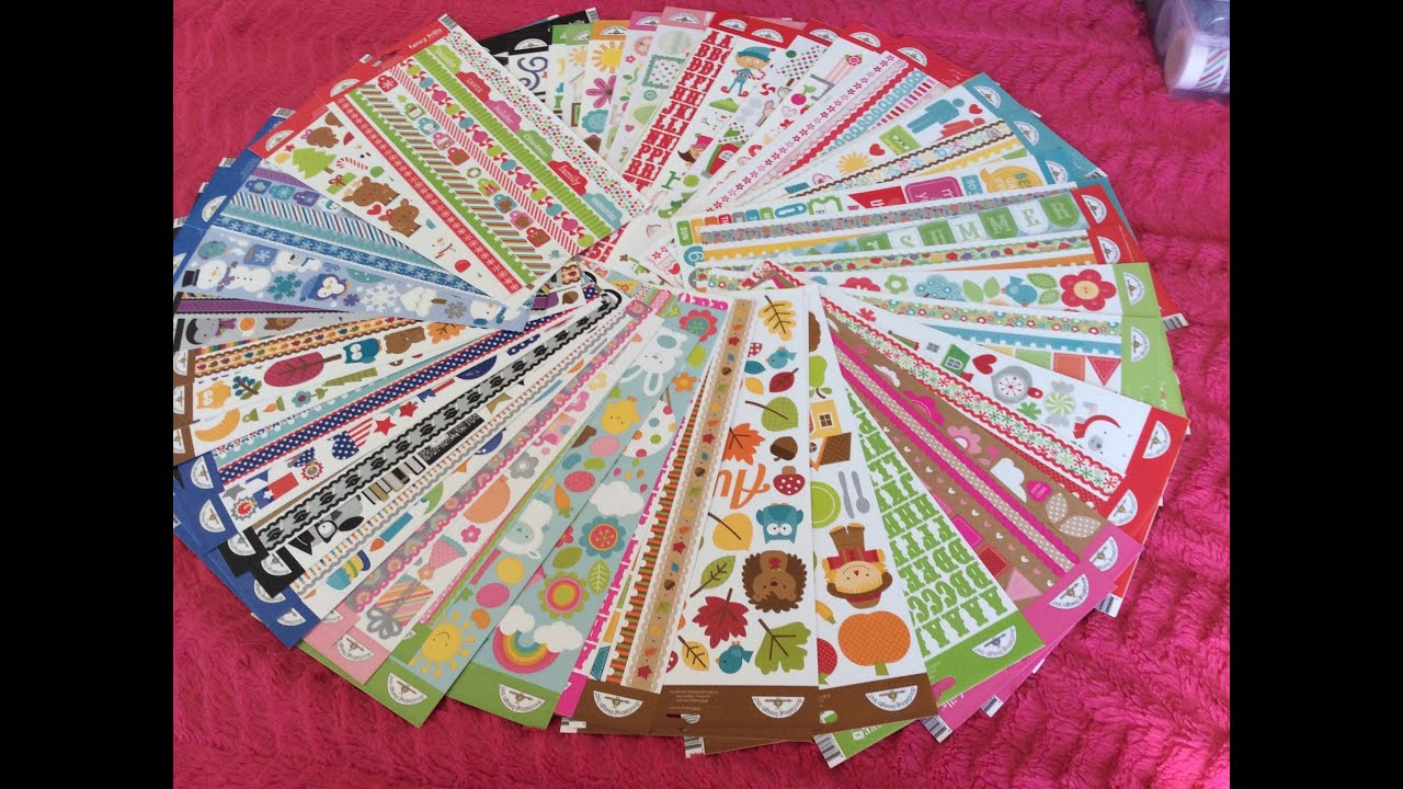 My Doodlebug Sticker Storage Solution & Doodlebug Sticker Collection
