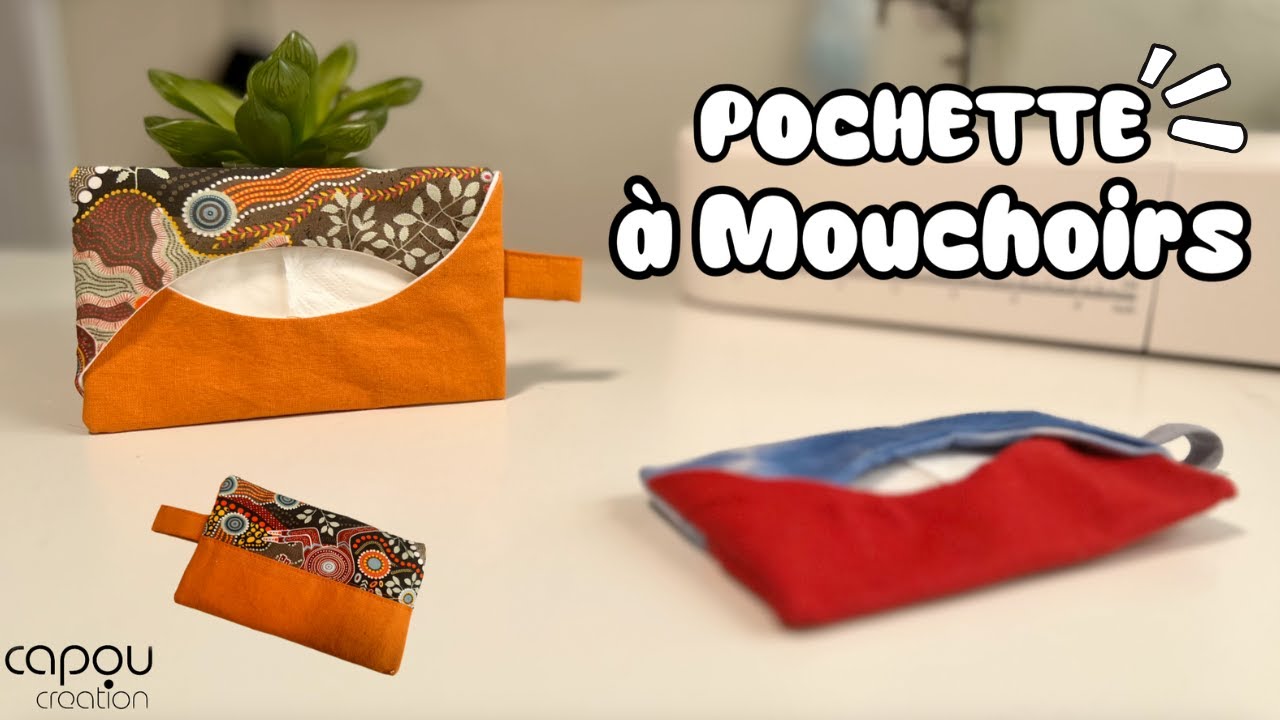 Couds ta Pochette à Mouchoirs en 10 Minutes - Tuto Couture Facile - Eco-Friendly Sewing Tutorial!