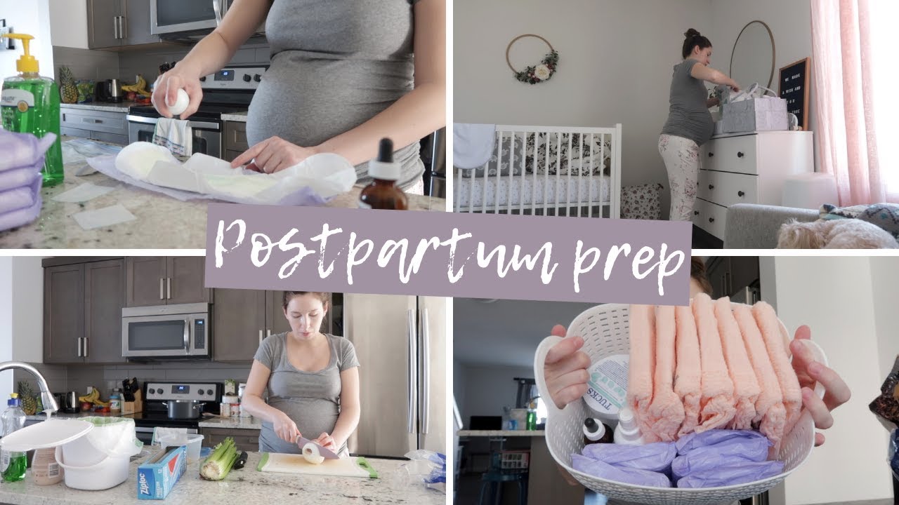 Postpartum Prep | DIY Padsicles + Freezer Meals! | Essentials For Mom After Birth